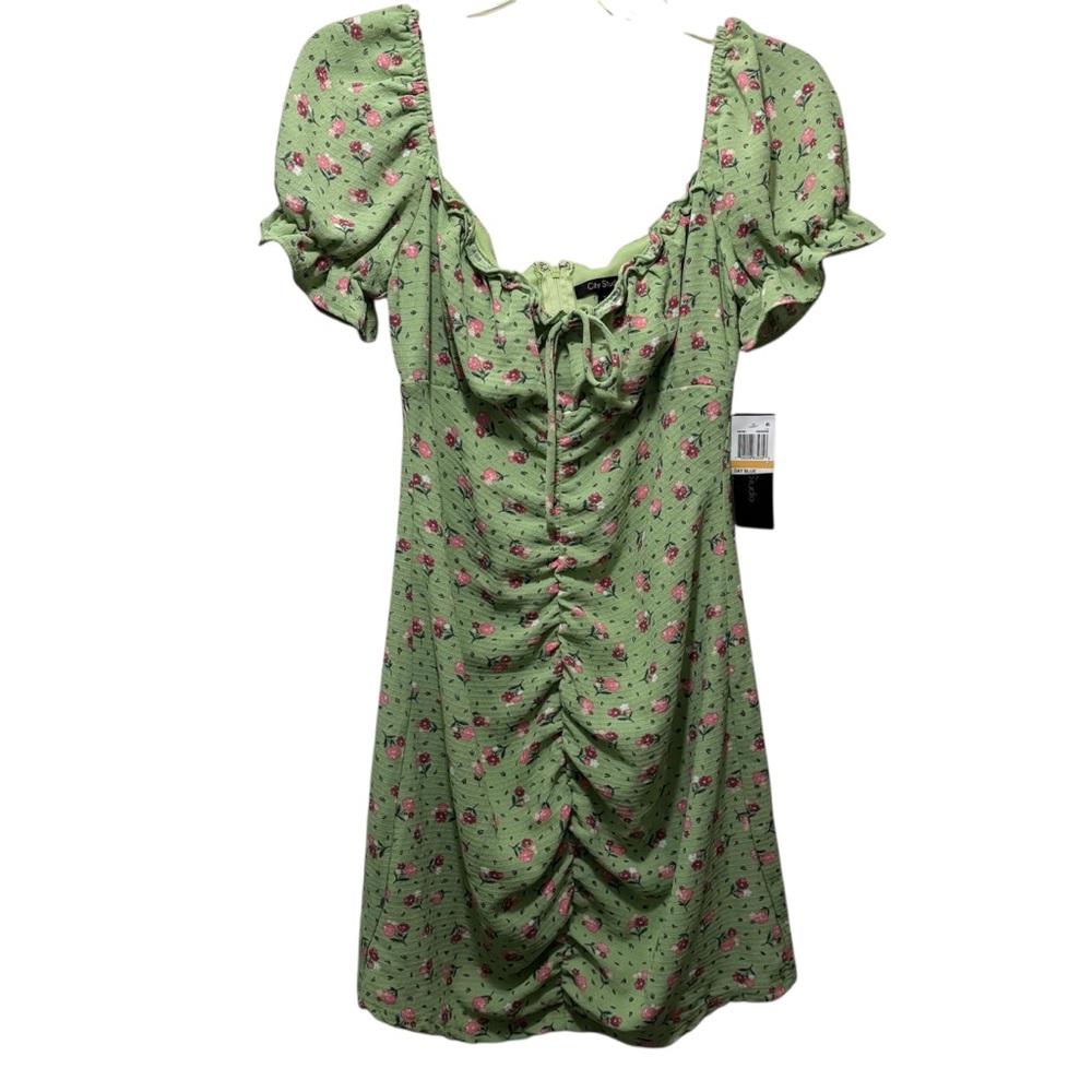 City Studio Day Blue Babydoll Dress Size 7 Milkmaid Y2k Coquette Party Dress